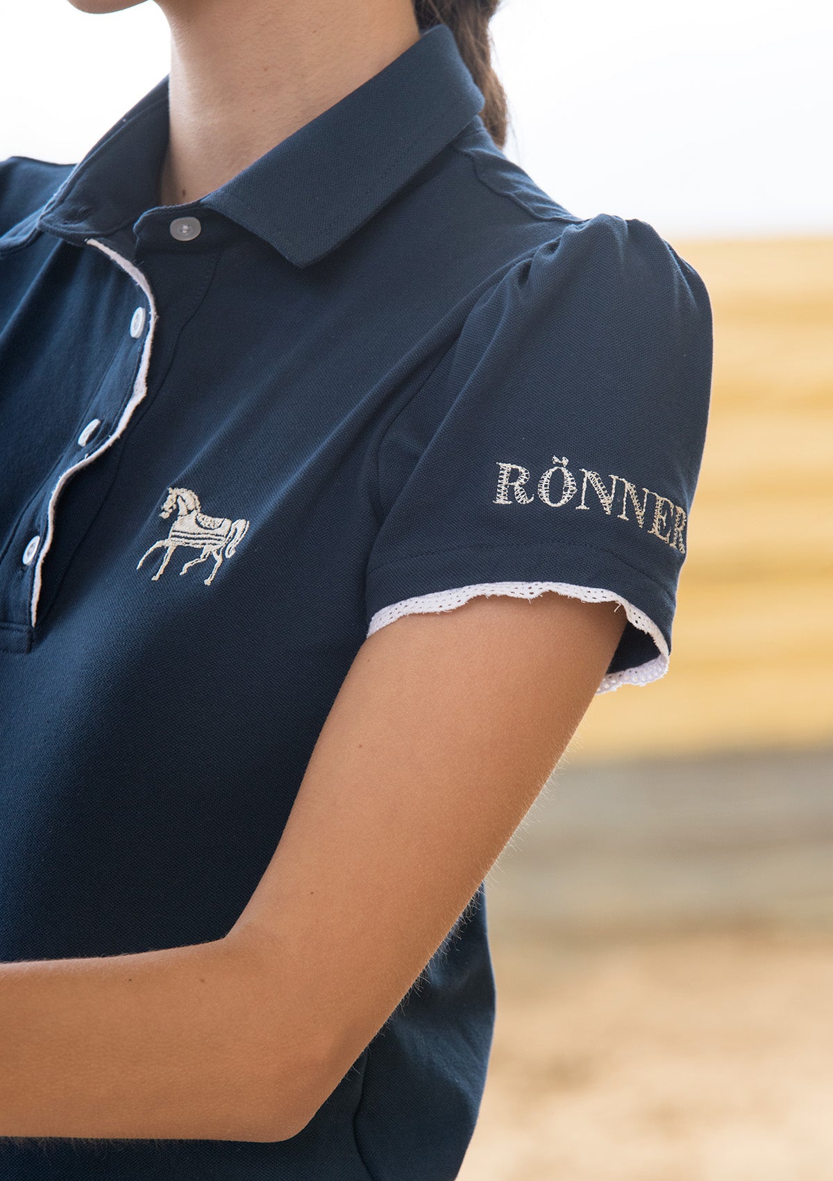 Nova Cotton Polo-Shirt | Short Sleeve | Navy