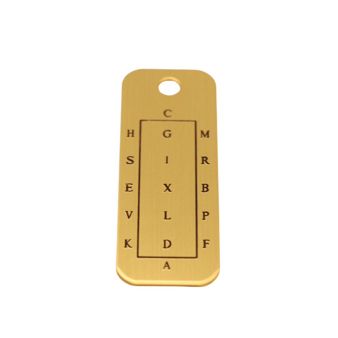 Dressage Ring Key Chain