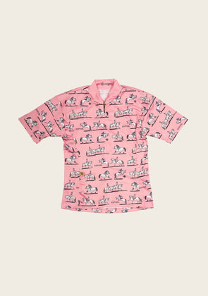 United Equestrian on Pink Children's Short Sleeve Shirt