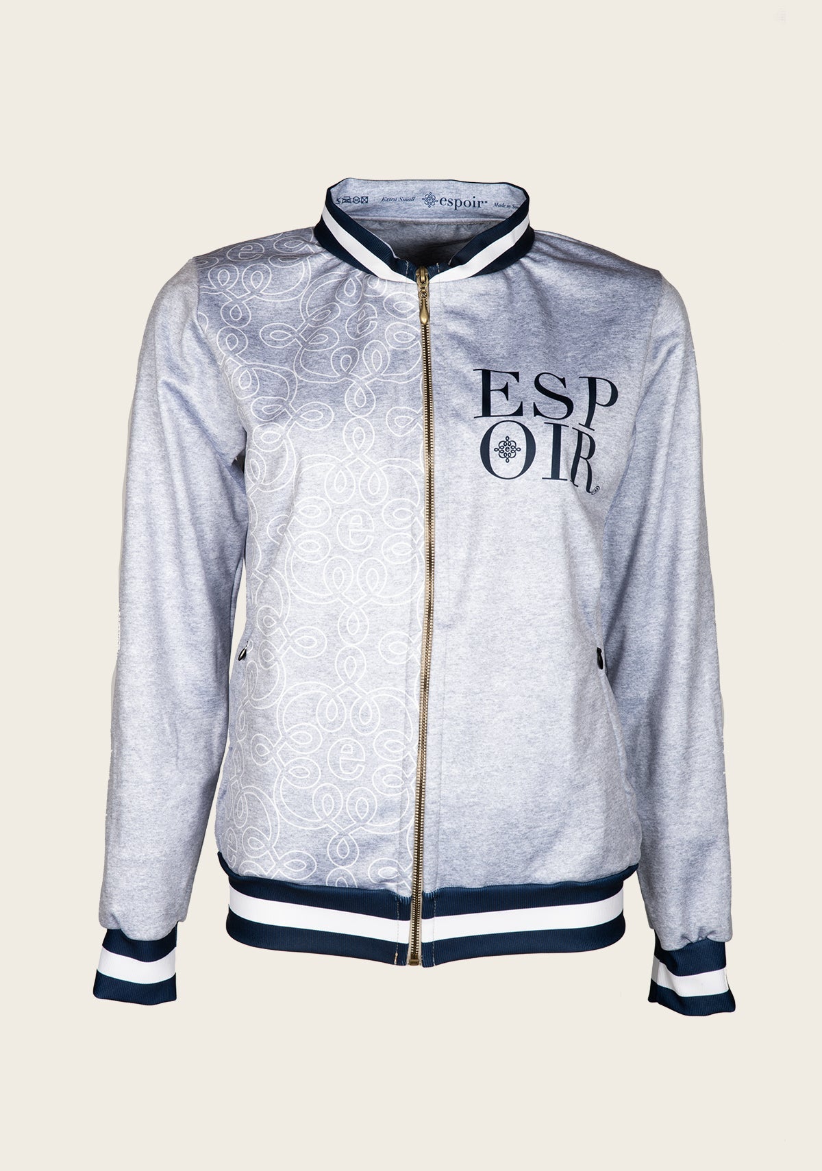 Espoir Melange Grey SPORT Bomber Jacket