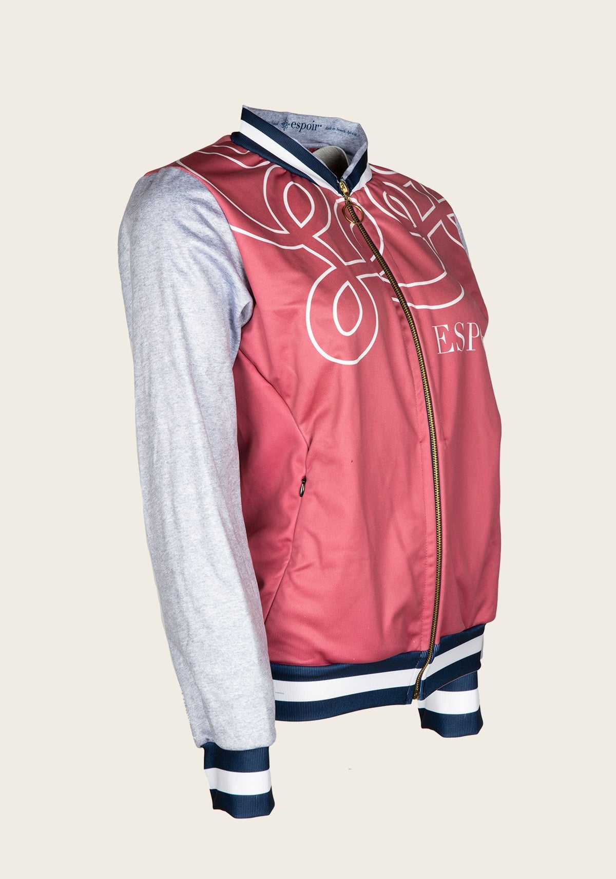 Espoir Dirty Pink SPORT Bomber Jacket