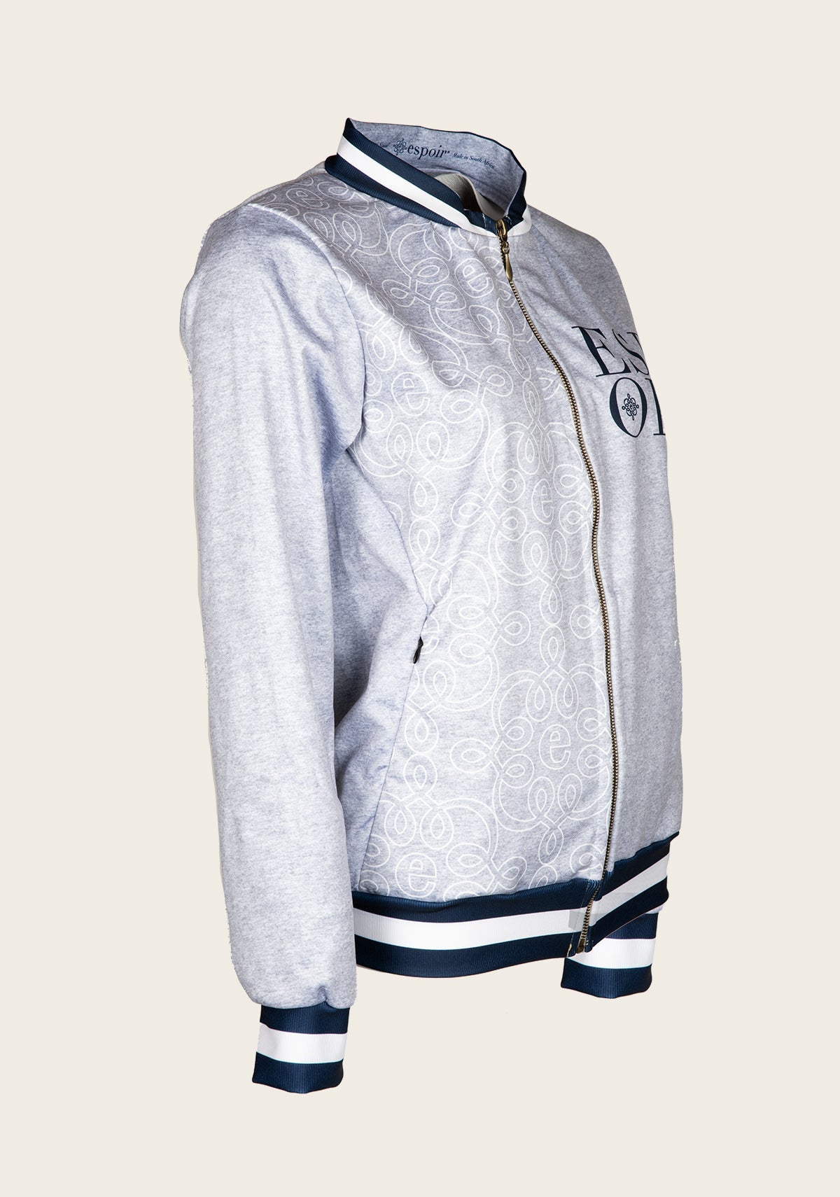 Espoir Melange Grey SPORT Bomber Jacket