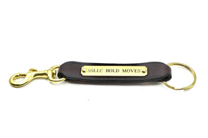 Leather Snap Key Chain