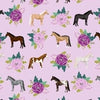 Floral Horse (Purple)