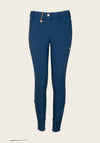Espoir Coquet Knee Patch Peacock Blue Bamboo Breeches