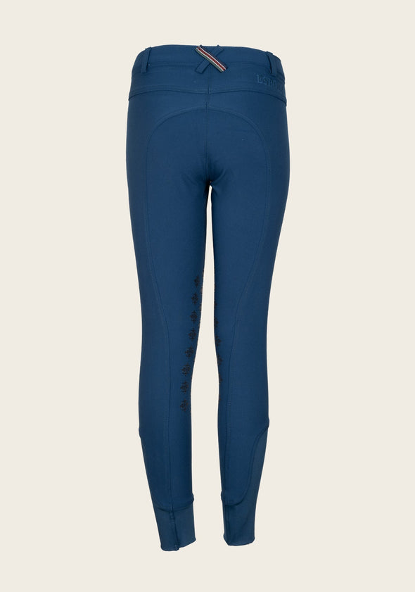 Espoir Coquet Knee Patch Peacock Blue Bamboo Breeches