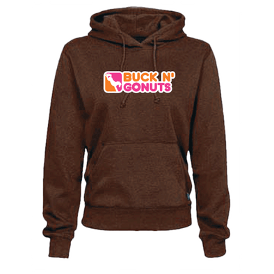 Buck N' Go Nuts Hoodie: Ladies