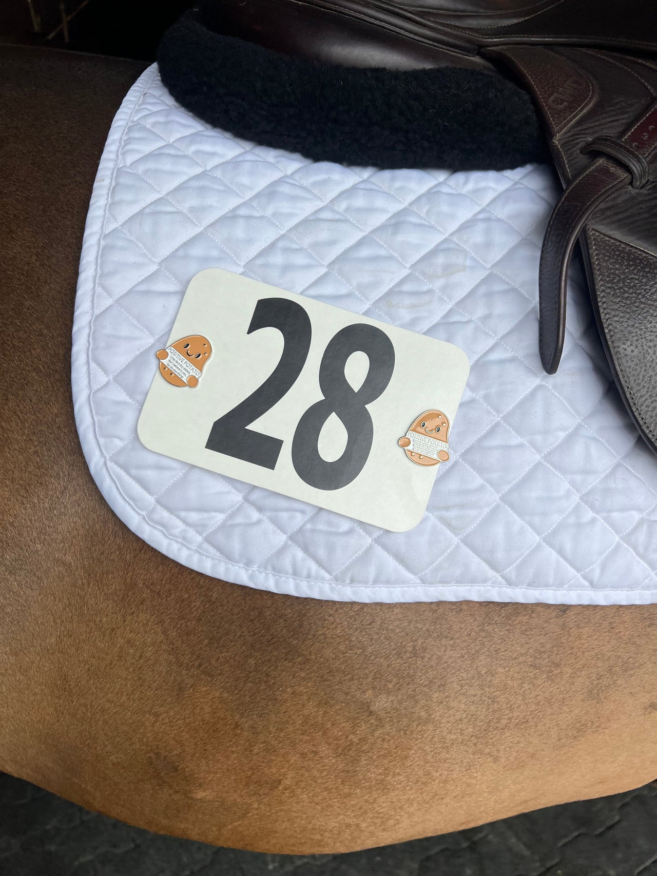 Positive Potato Number Pin Charms