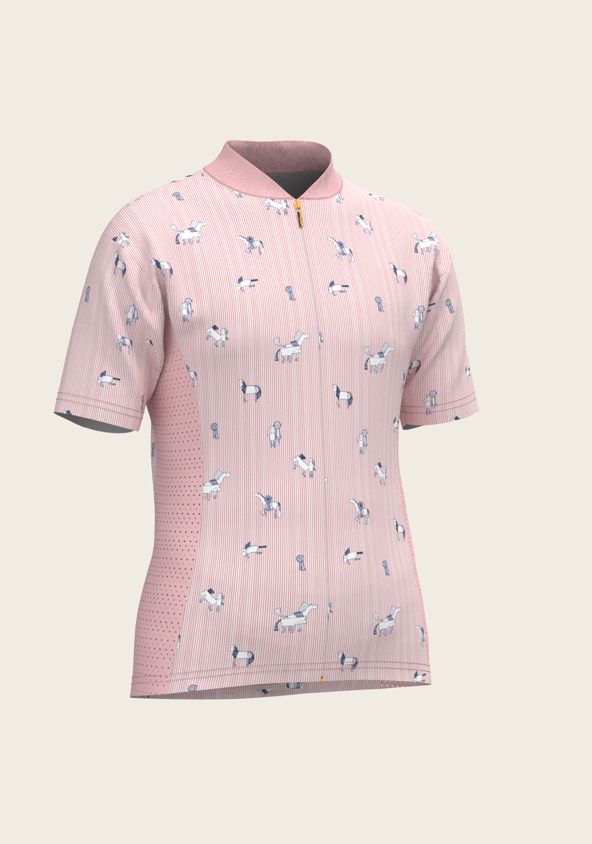 Stripes in Rose Children's Short Sleeve Shirt