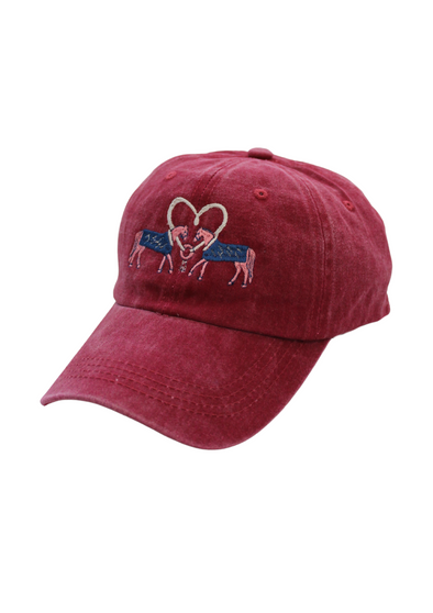 Equestrian Cotton Love Horses Cap | Rose