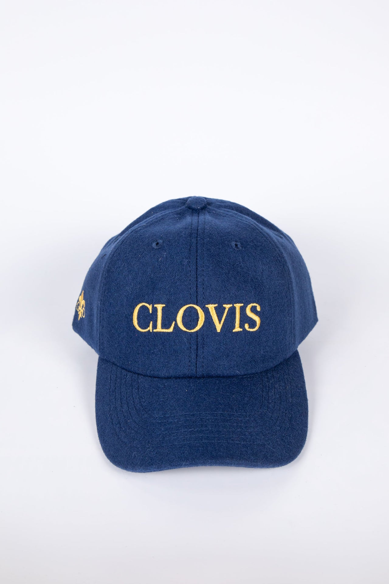 King Clovis Wool Dad Hat - Classic Blue