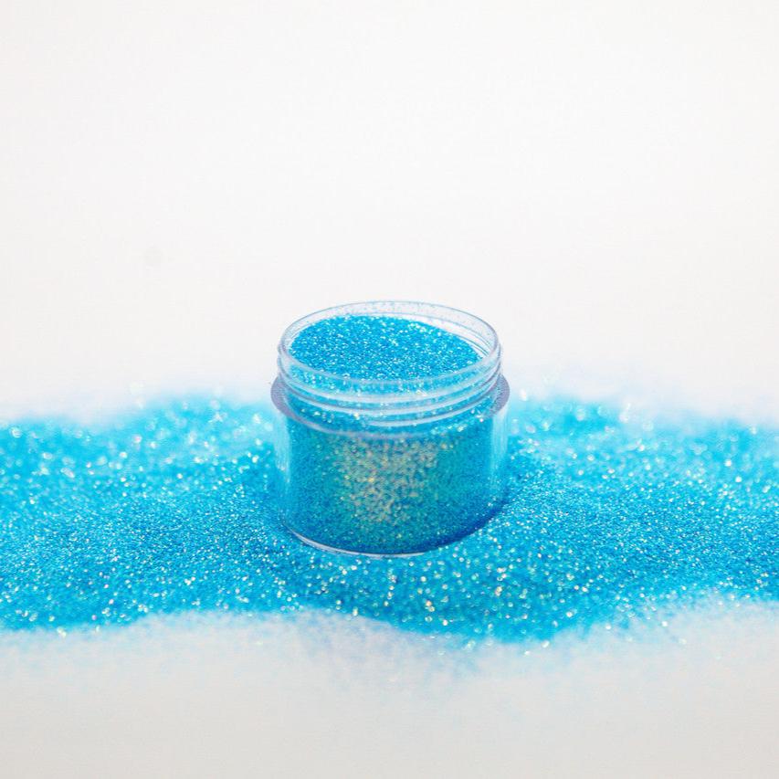 The Blues - Iridescent Cyan - Glitter