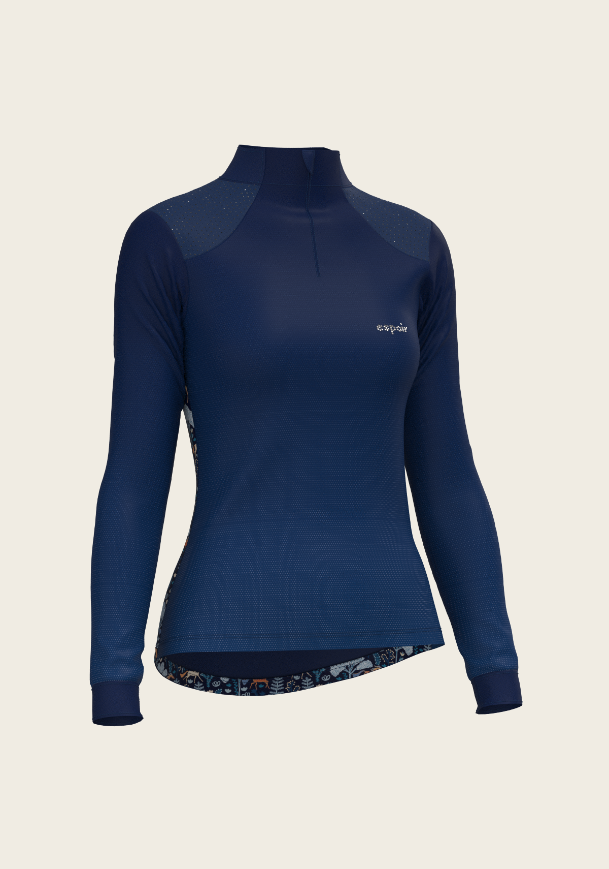  Forest on Navy Sport Sun Shirt