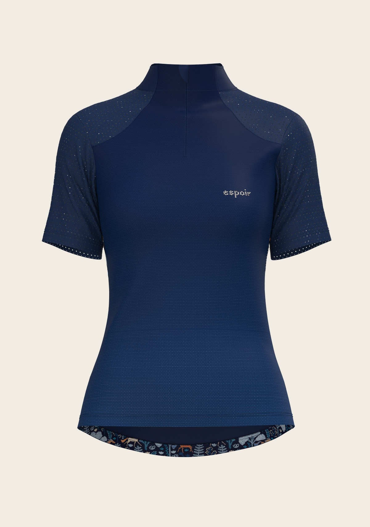  Forest on Navy Short Sleeve Sport Sun Shirt