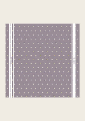 Mosaic Daisies in Lavender Square Scarf