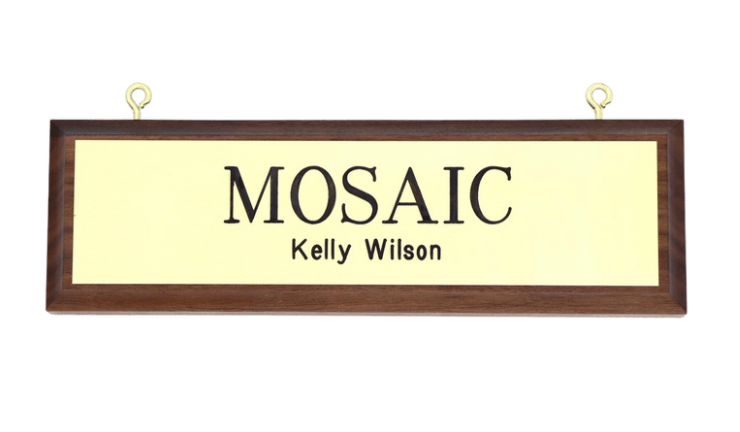Mounted Stall Plate