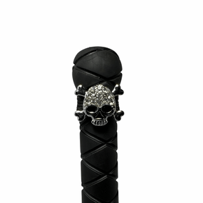 Rhinestone Skull Crop Charm