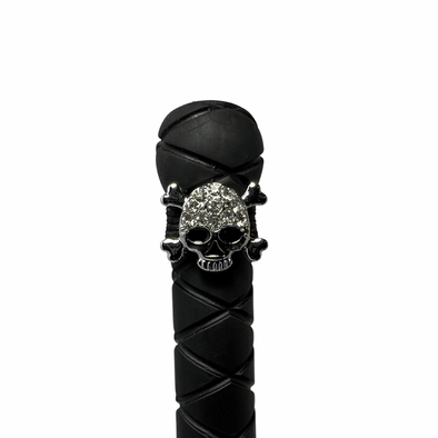 Rhinestone Skull Crop Charm