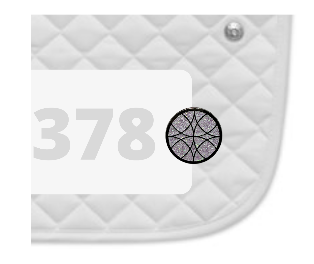DBC Fretwork Number Pin Charm