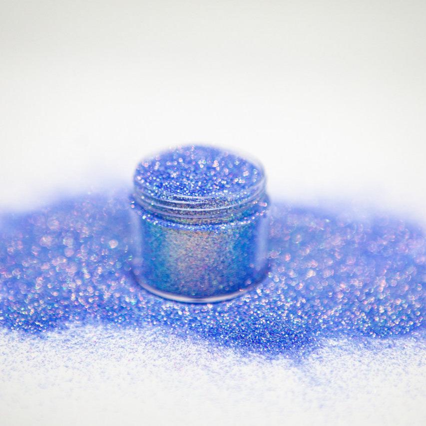 The Purples - Iridescent Blue Rainbow - Glitter