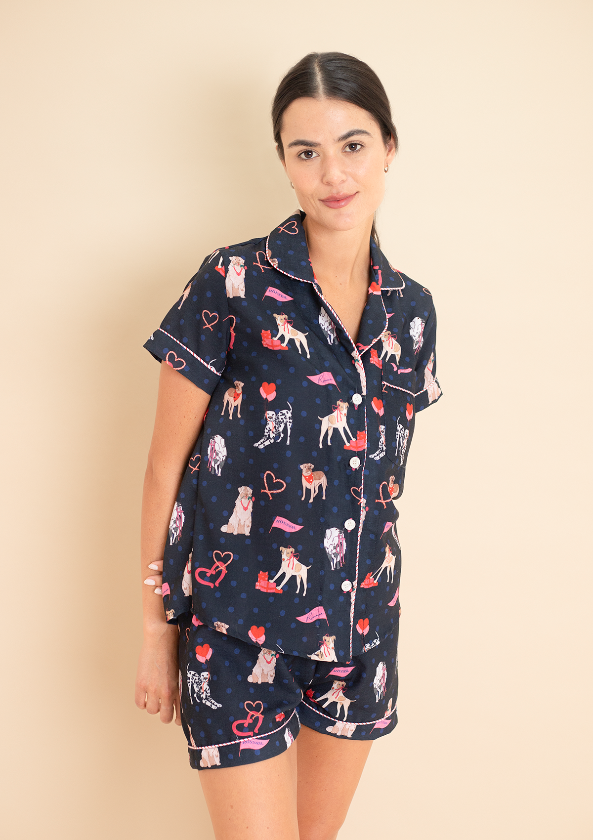 Loyal Luck PJ's Set | Short Sleeve | Midnight Blue