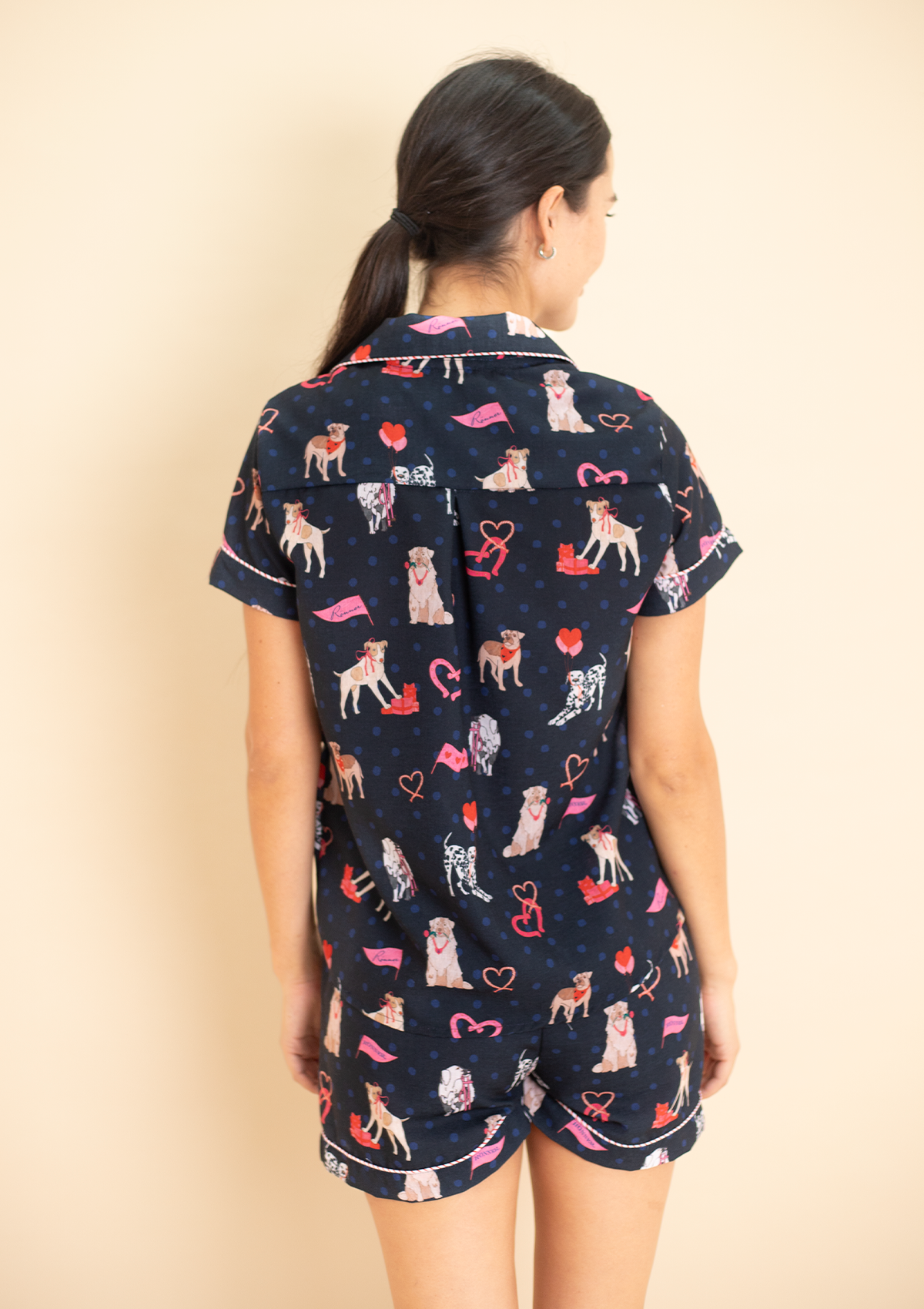 Loyal Luck PJ's Set | Short Sleeve | Midnight Blue