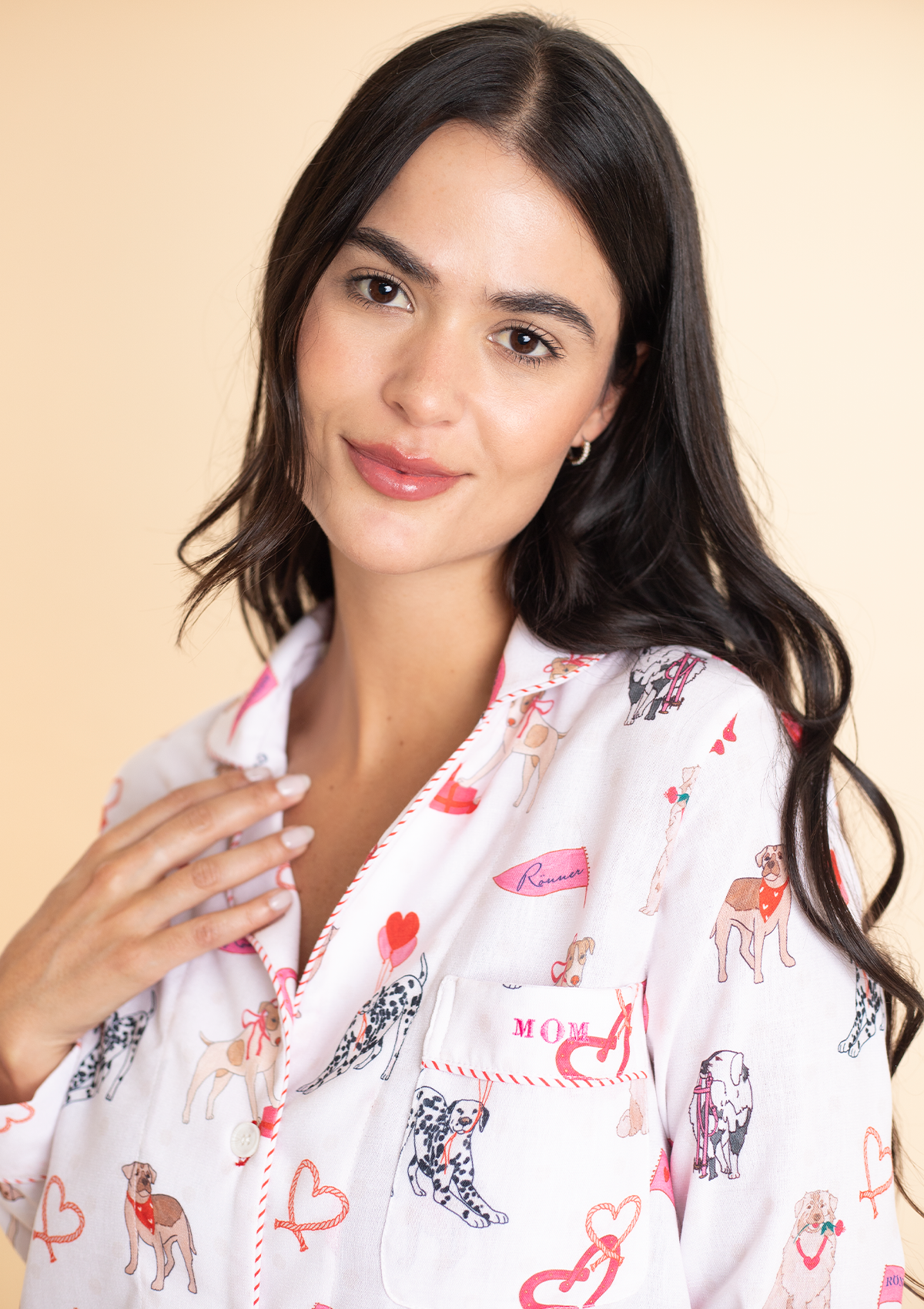 Loyal Luck PJ's Set | Long Sleeve | White