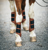 Leatherette Splint Boots, Cognac