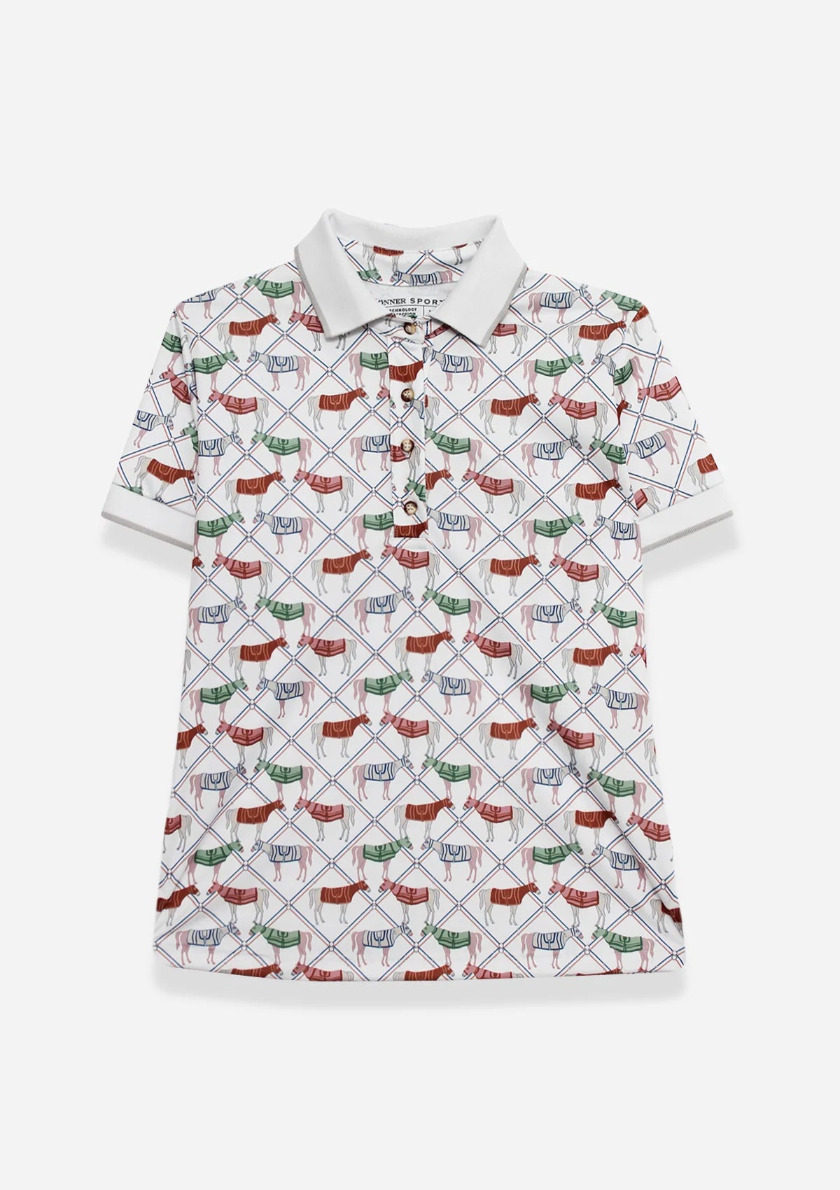 Stella Polo-Shirt Short Sleeve | Victory Print | Sienna