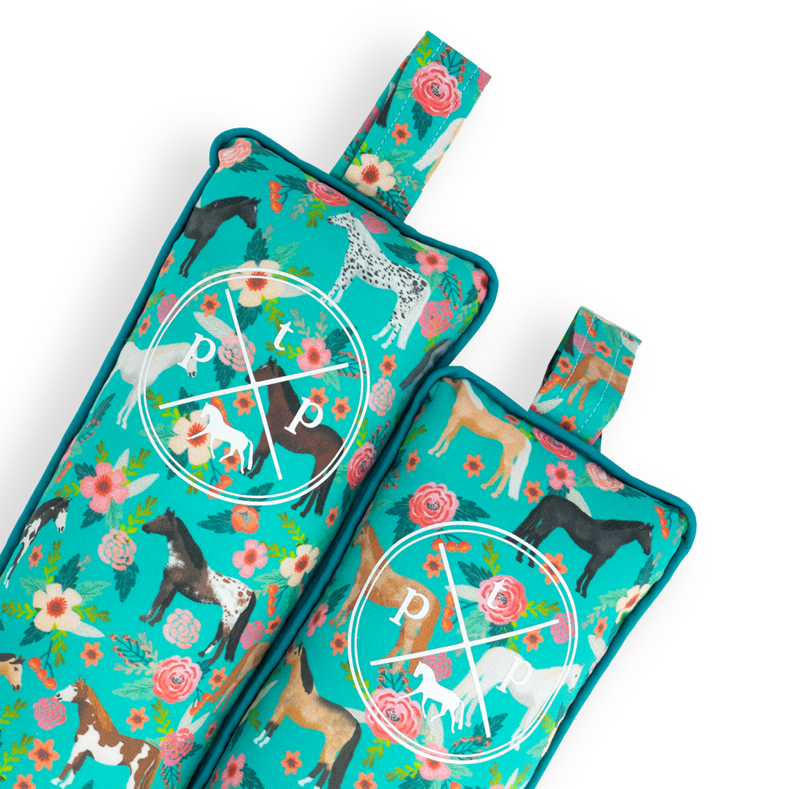Floral Horse (Teal)